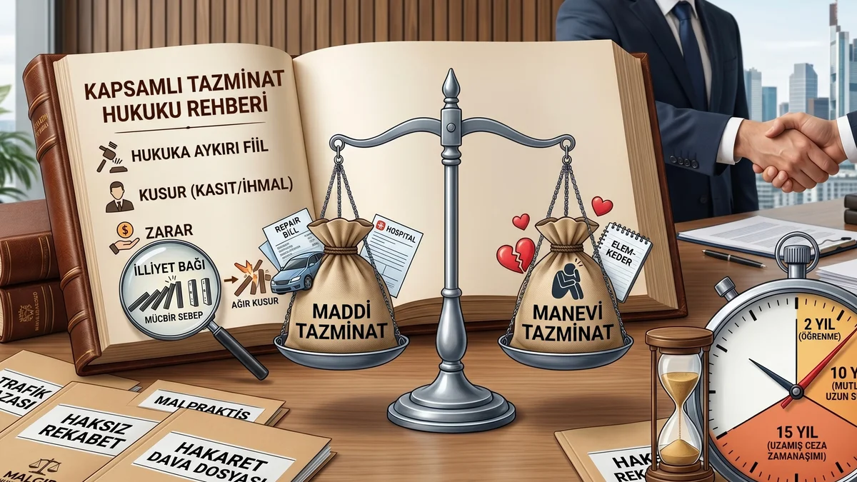 Haksız Fiil ve Tazminat Hukuku Rehberi: Uğradığınız Zararları Nasıl Giderebilirsiniz?
