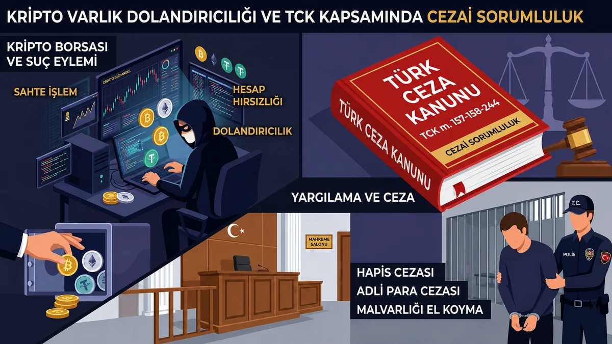 Kripto Varlık Dolandırıcılığı ve TCK Kapsamında Ceza Sorumluluğu